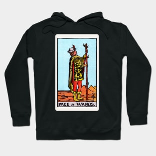 Card #32 - Page Of Wands - Rider Waite Smith Tarot Hoodie